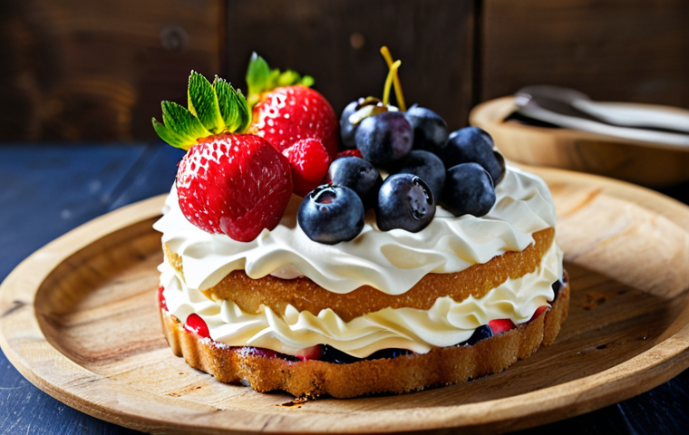 디저트 전문가와 신입 직원 교육 - Professional Cake Decorator**

"A professional pastry chef in a clean, well-lit kitchen, meticulousl...