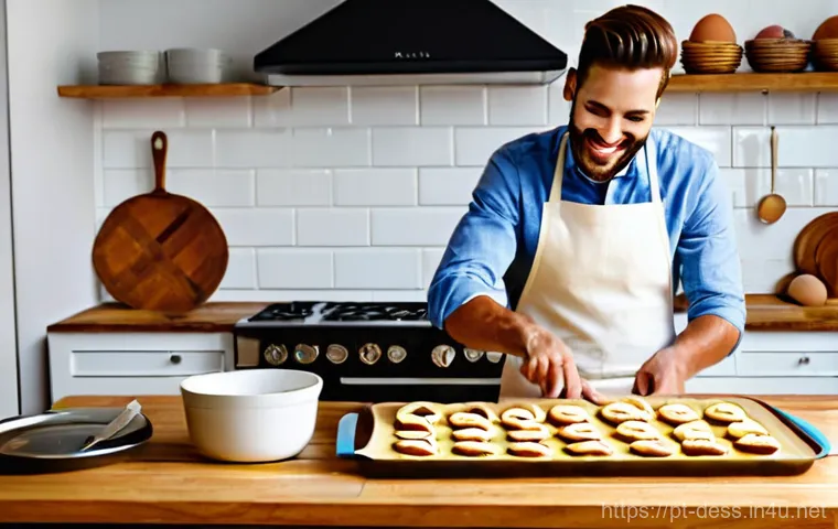 디저트 전문가의 연봉 협상 팁 - A highly skilled pastry chef, in their early 30s, meticulously adding the final delicate touches to ...