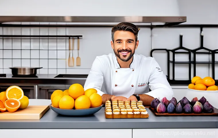 디저트 전문가의 취업 면접 대비 요령 - **Professional Pastry Chef Ready for Success**
    A highly detailed, realistic image of a confident...